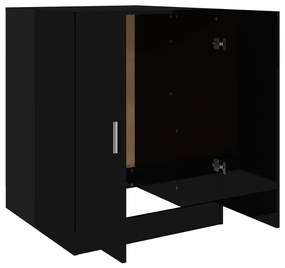 Dulap masina de spalat, negru extralucios, 71x71,5x91,5 cm negru foarte lucios