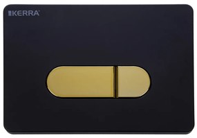 Tava de toaletă Pacific black-gold pentru setul K-50 Slim