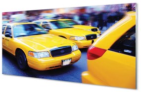 Panouri de sticlă taxi galben Oraș