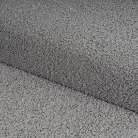 Taburet gri cu tapițerie din țesătură bouclé Folding – Casa Selección