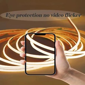 Bandă LED COB Lumină Neutră 9W/m 10m/Rolă 12V