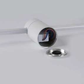 BRILAGI AURA Aplică de perete LED pentru exterior, 12W, 230V, 3000K, IP54, 65 cm, alb, CRI 90