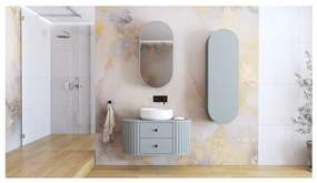 Dulap suspendat pentru baie Belmore, gri deschis