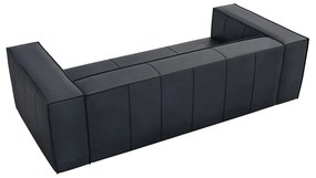 Canapea albastru-închis cu tapițerie din piele 227 cm Madame – Windsor &amp; Co Sofas