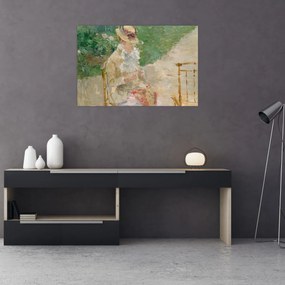 Tablou - Berthe Morisot, Young Woman Knitting, reproducere (90x60 cm)