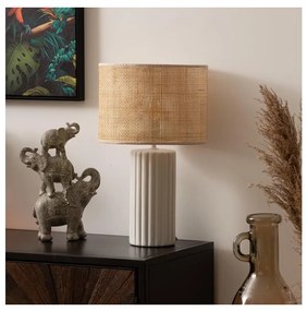 Lampă de masă Atmosphera TYLIA 1xE14/60W/230V ratan