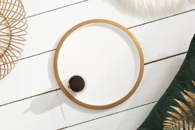 Masuta laterala Storage II 41cm auriu, alb