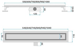 Rigola dus Rea NEOX 60 auriu periat