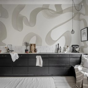 Fototapet, Waves, Beige, Rebel Walls