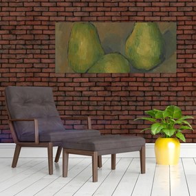 Tablou - Paul Cézanne, Three Pears, reproducere (120x50 cm)