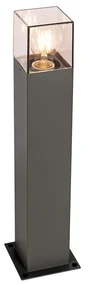 Lampa de podea moderna pentru exterior 50 cm gri inchis IP44 - Denmark