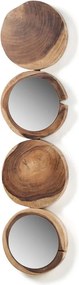 Oglinda decorativa din lemn design rustic ENKEL AA1015M46 JG