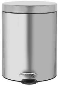Alda Coș de gunoi cu pedală Soft Close FreedomFresh 5 l, inox mat, 5 l