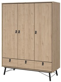 Șifonier cu aspect de lemn de stejar 150x200 cm Ry – Tvilum