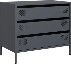 vidaXL Dulap, antracit, 68x39x58,5 cm, oțel laminat la rece