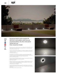 Redo 90042 - Lampă încastrată exterior LED INCAS LED/2,3W/230V IP65