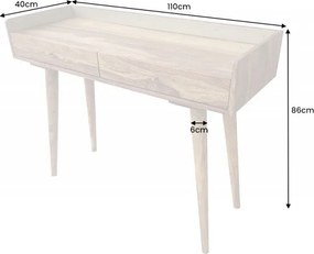 Birou din lemn Beauty By Nature 110cm Sheesham