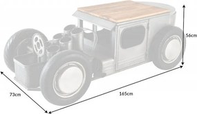 Masuta design unicat cu suport pentru sticle de vin Hot Rod 165cm