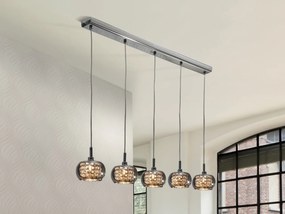 Lustra dimabila cu telecomanda LED ARIAN 5L SV-193539D