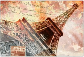 Tablou - Turnul Eiffel în stil vintage (90x60 cm)