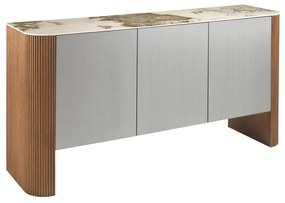 Comoda deosebita design LUX Walnut-Marble