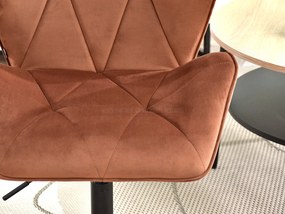 Fotoliu Velma S (cupru + negru). 1110475