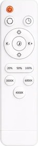 LED Plafonieră dimmabilă PIRIUS LED/80W/230V + Telecomandă