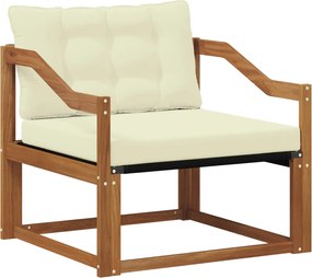 vidaXL Set de canapele de exterior Lemn solid de Acacia și Textilene