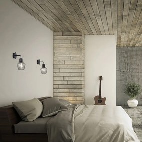 Aplica de perete metal stil industrial Belano