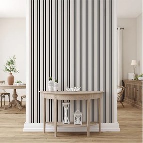 Tapet Black and White Stripes, VLAdiLA