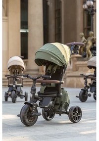 QPlay - Tricicletă pentru copii 7în1 COMFO MAX, verde