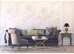 Fototapetă XXL Wall of roses 360 x 254 cm, 8 părți