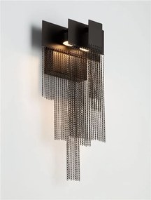 Aplica LED design modern REVIA negru