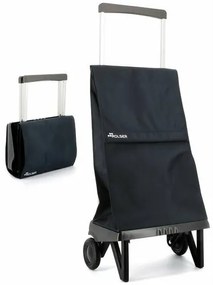 Geantă de cumpărături Rolser Plegamatic Original MF, cu role, gri închis