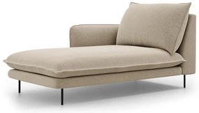 Șezlong divan cu cotieră pe partea stângă Cosmopolitan Design Vienna, bej