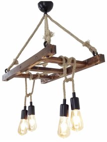 Lustră pe cablu MERDIVEN 4xE27/40W/230V