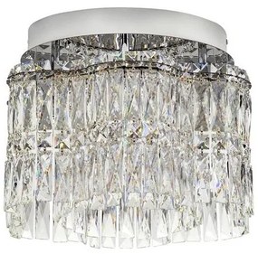 Lustra aplicata LED crom, cristale sticla NUVIA