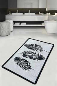 Covoras baie HOJA DJT, 70x200 cm, forma dreptunghiulara, poliester, cr