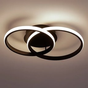 Plafonier LED TITANO LED/12W/230V negru