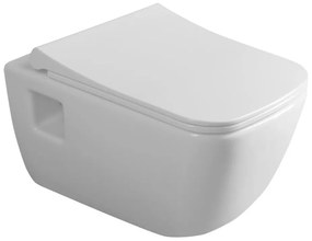 Bruckner - WC suspendat Rimless WALTER ceramică/culoare albă