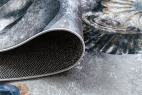 ANDRE 33570 covor lavabil Cupcake-uri, bucatarie, anti-alunecare - argint / bej