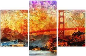Tablou - Golden Gate, SanFrancisco, California (90x60 cm)