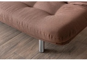 Canapea extensibilă BINA, 2 locuri, maro deschis