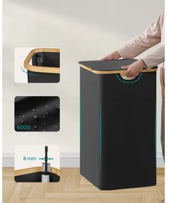 Coș pentru rufe TATE, negru