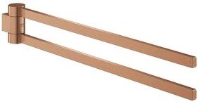 Grohe Selection Suport prosop baie tip bara dubla 40 cm, cupru mat (brushed warm sunset)