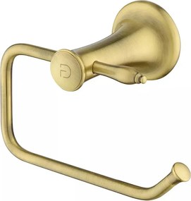 Suport hartie igienica FDesign Lacrima bronz periat