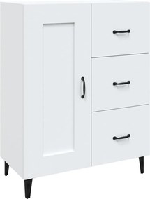 vidaXL Dulap, alb, 69,5x34x90 cm, lemn compozit