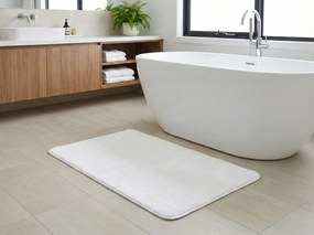 Covoras de baie TRIVORA 60x100 cm alb