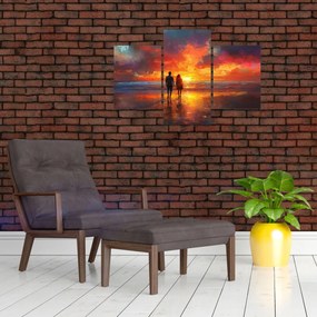 Tablou - Plimbare pe plajă (90x60 cm)