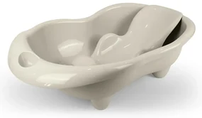 Cadă de baie pentru copii Dolu Hippo cu șezlong, bej , 26 x 84,5 x 50,5 cm